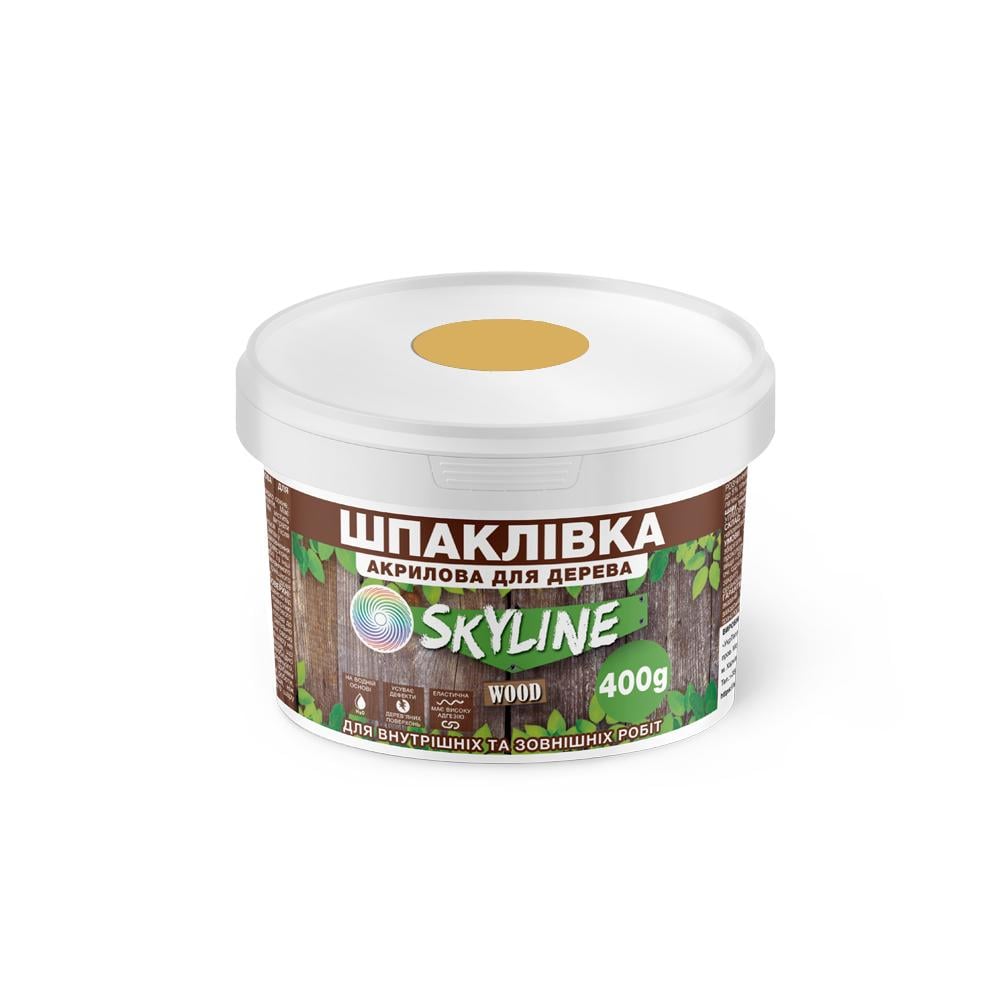 Шпаклівка акрилова Skyline Wood для дерева 400 г Вільха - фото 1