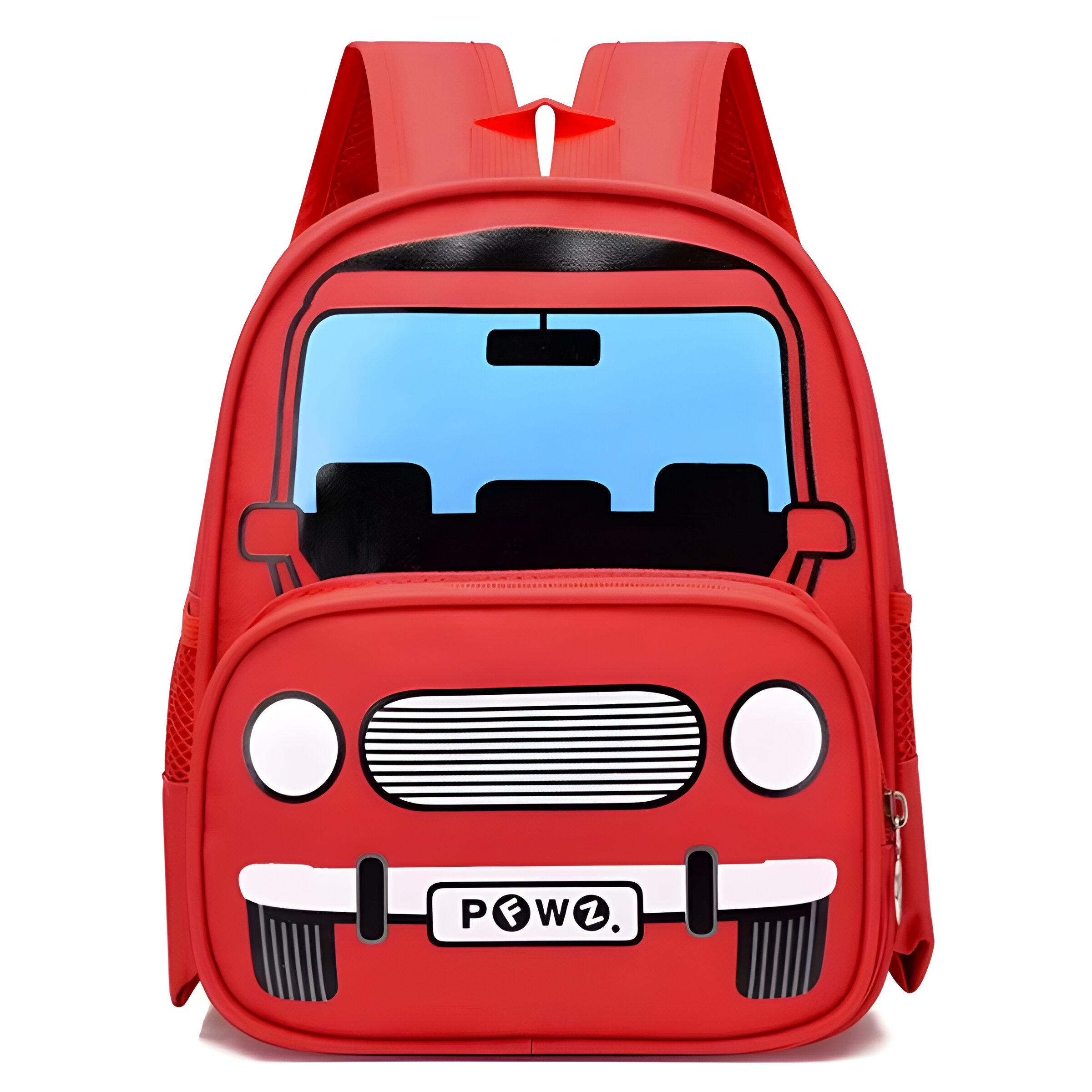 Рюкзак дитячий повсякденний Автомобіль 30х22х9 см Червоний (25-60) - фото 1 Рюкзак дитячий повсякденний Автомобіль 30х22х9 см Червоний (25-60) - фото 1