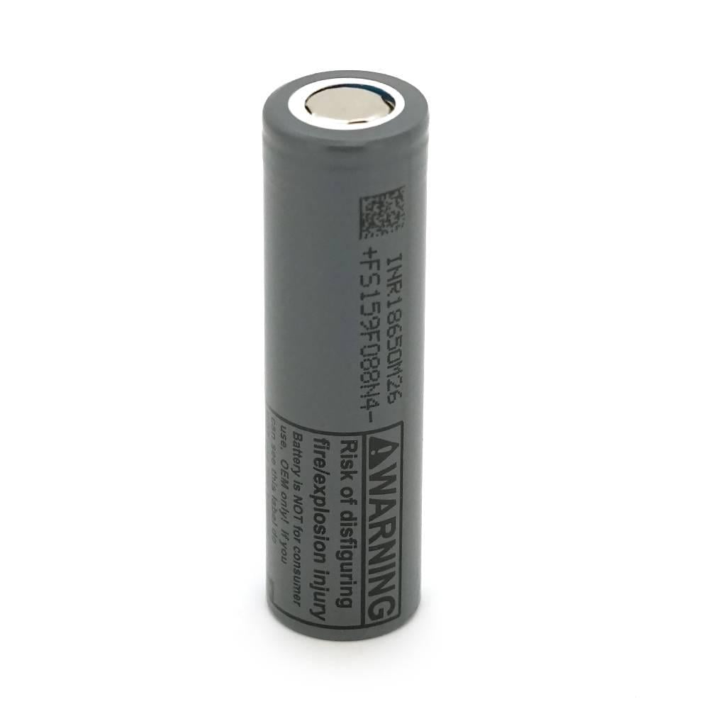 Акумулятор Li-Ion 18650 LG INR18650M26 2500mAh 10A 4,2/3,6/2,5V 2 шт. в упаковці Grey (31826)