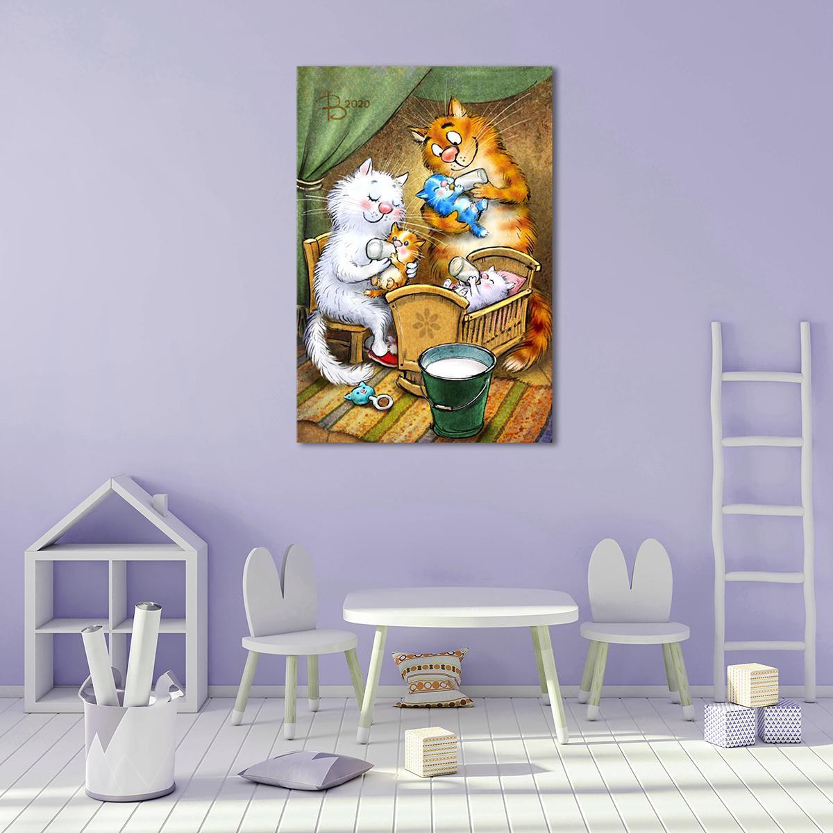 Картина Семейство 1 модуль 30х45 см