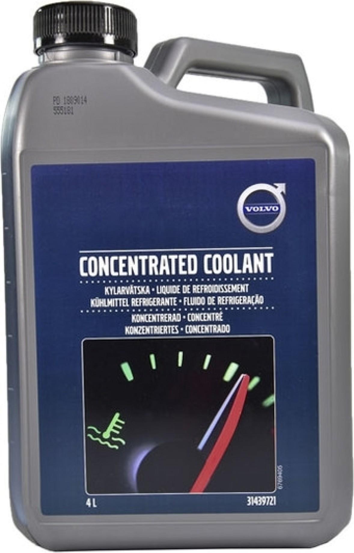 Антифриз Volvo Concentrated Coolant 4 л