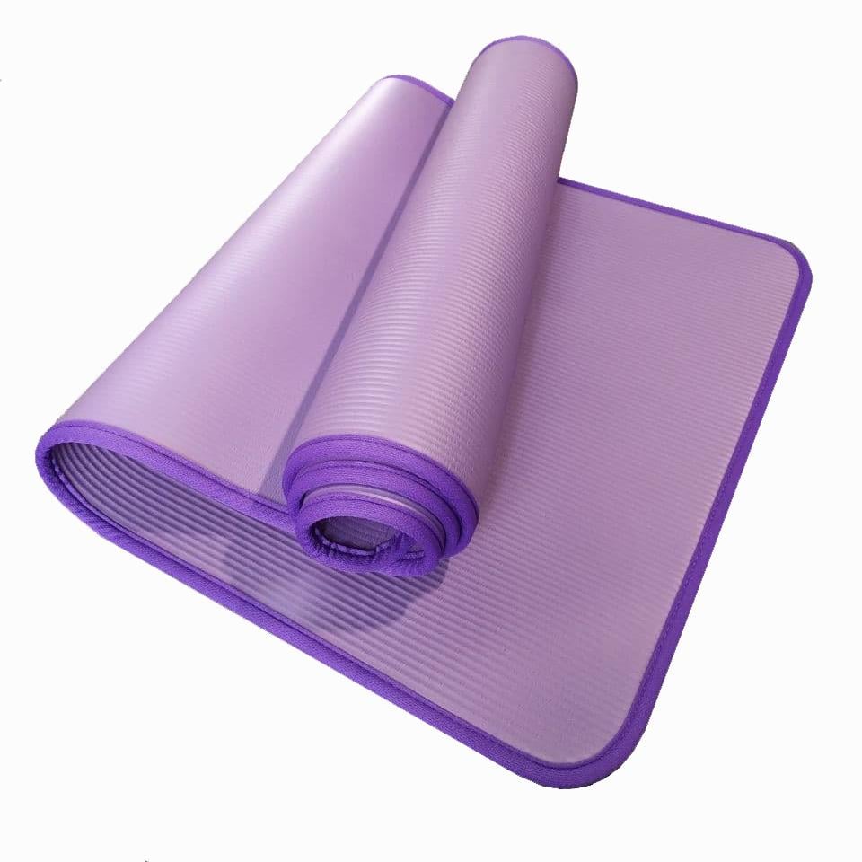 Коврик для йоги и фитнеса Yoga mat 1810x610x10 мм каучук Фиолетовый