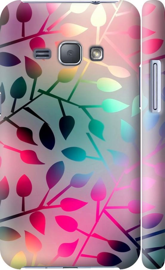 Чехол на Samsung Galaxy J1 (2016) Duos J120H Листья (2235c-262-42517)