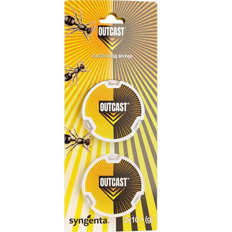 Пастка від мурах Outcast 2 шт. 10 г (2241766425) Пастка від мурах Outcast 2 шт. 10 г (2241766425)