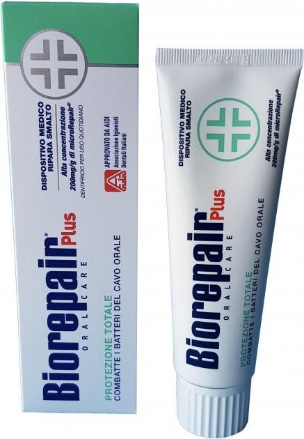 Зубная паста Biorepair Protezione Totale Plus без фтора 75 мл (1448)