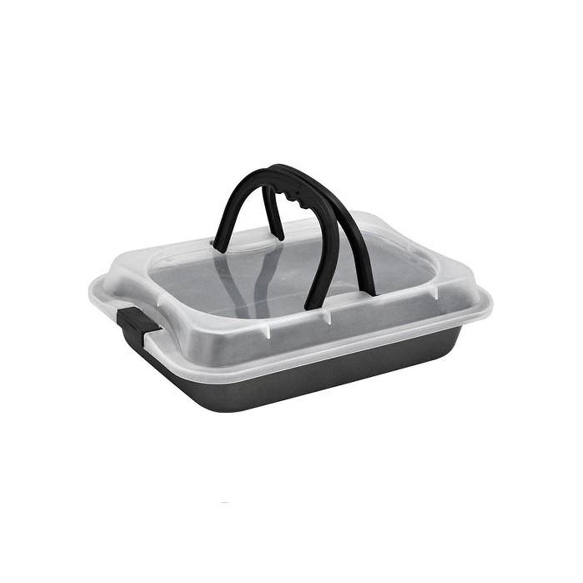 Противень для запекания с крышкой Stenson 36,5х24,5х5,5 см (MH-4435)