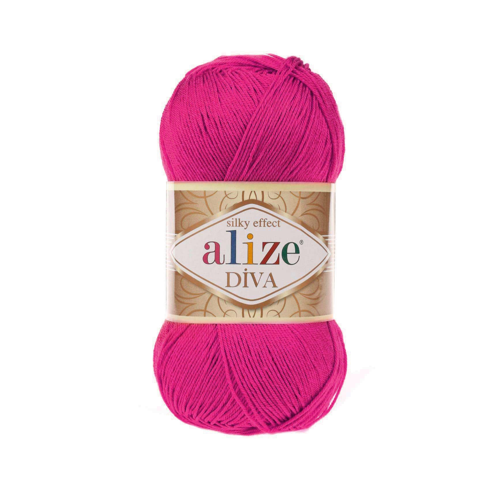 Пряжа Alize Diva 149 фуксія (7478)