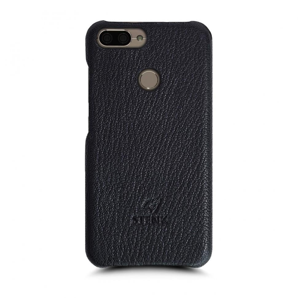 Шкіряна накладка Stenk Cover для ASUS ZenFone Max Plus (M1) (ZB570TL) Чорний (69231)