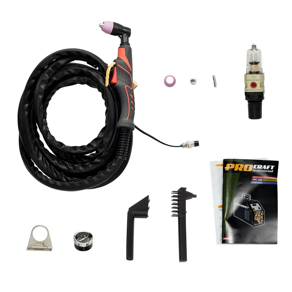 Зварювальний апарат інверторний трифункціональний ProCraft Industrial TMC350 Long Range з регулюванням/ручкою/маскою - фото 6 Зварювальний апарат інверторний трифункціональний ProCraft Industrial TMC350 Long Range з регулюванням/ручкою/маскою - фото 6