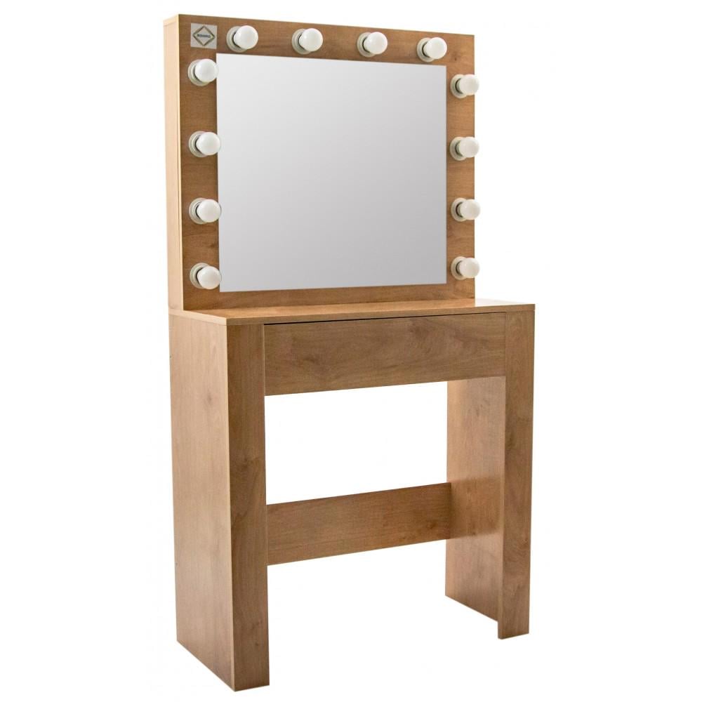 Туалетний столик з підсвіткою Bonro B070 Сонома (20000027)