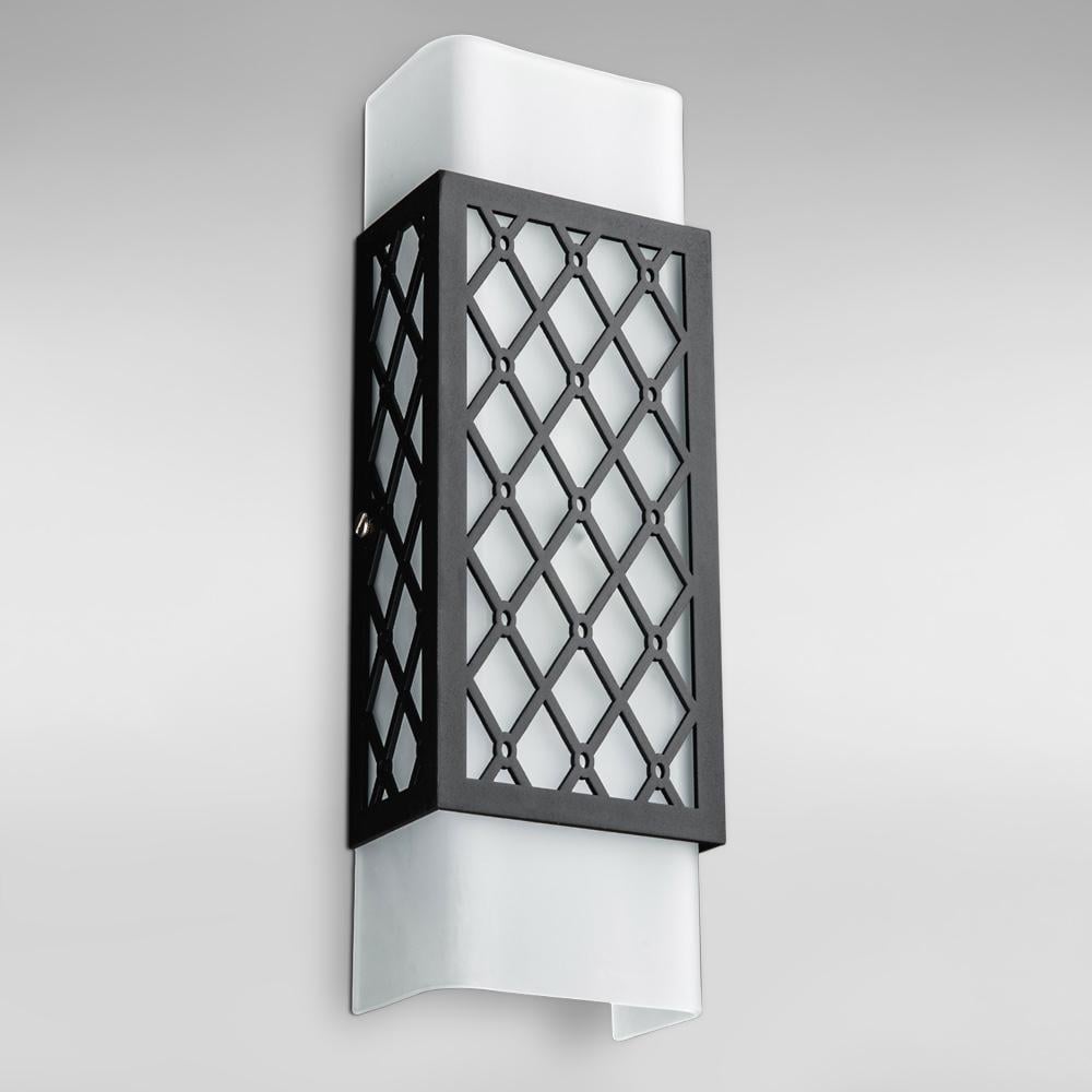 Светильник настенный Light House Черный/Белый матовый (DL-18390/2)