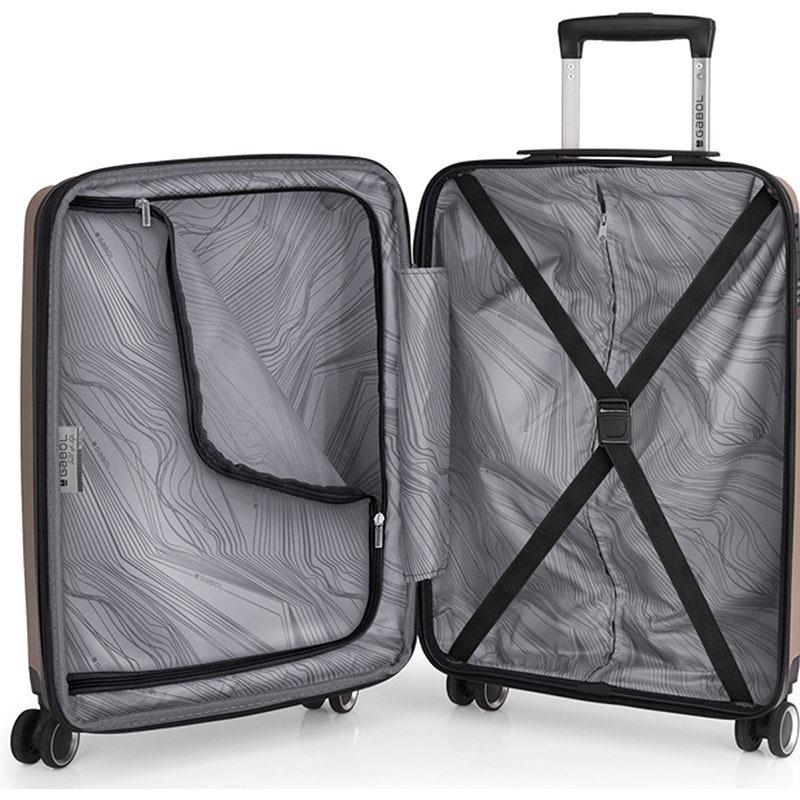 Чемодан на 4-х колесах Gabol Kume S 39 л Stone (930284) - фото 4 Чемодан на 4-х колесах Gabol Kume S 39 л Stone (930284) - фото 4