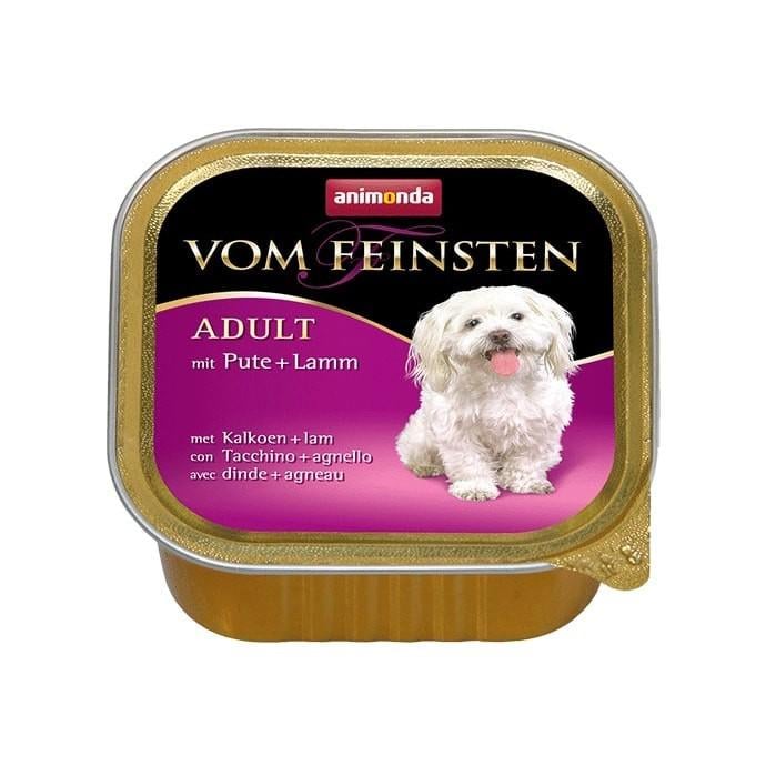 Консервы для собак Animonda Vom Feinsten с мясом индейки и ягненка 150 г (4017721826112)