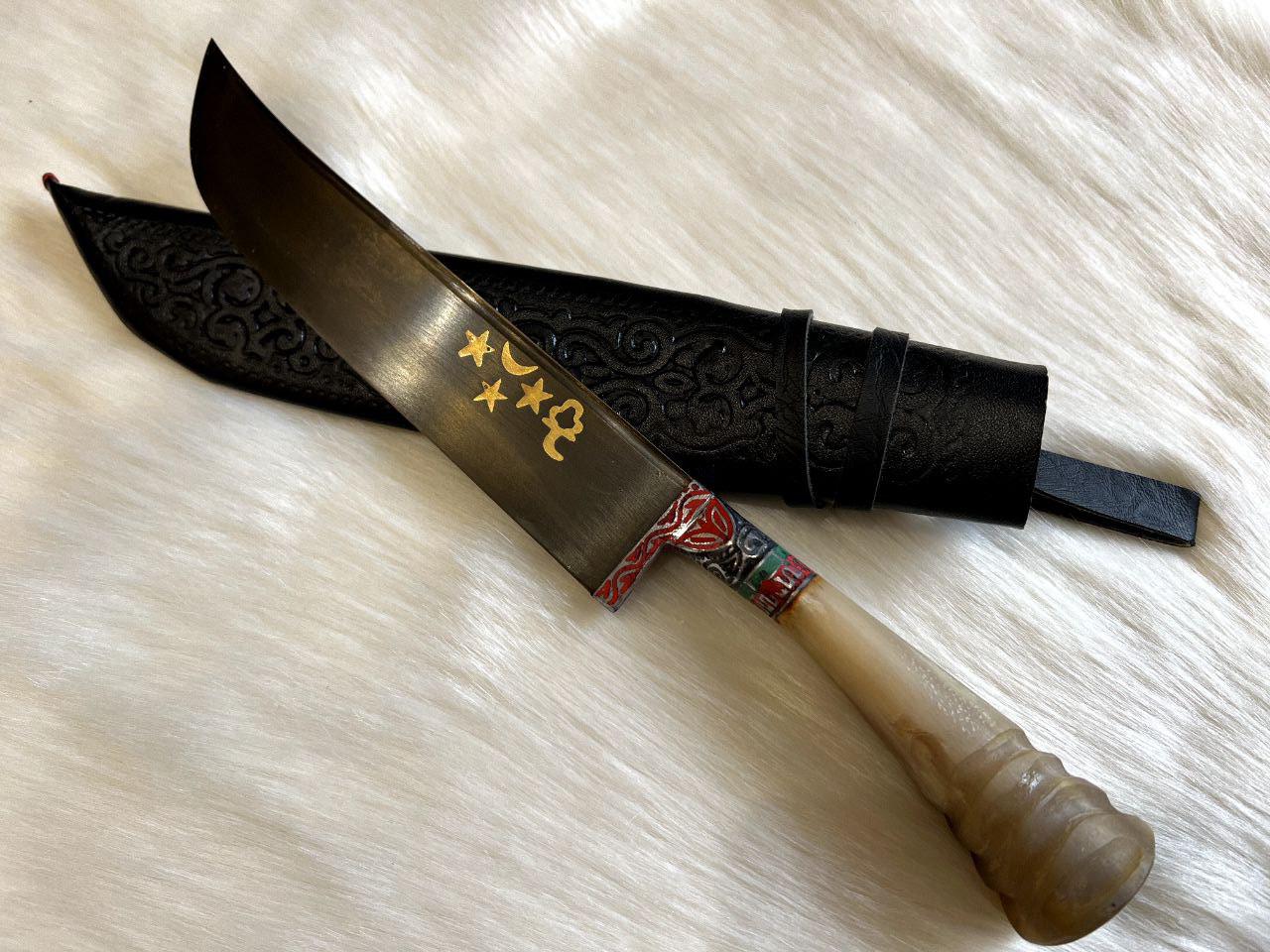 Нож-пчак Гранд Презент ручной работы 29 см (001Рог)