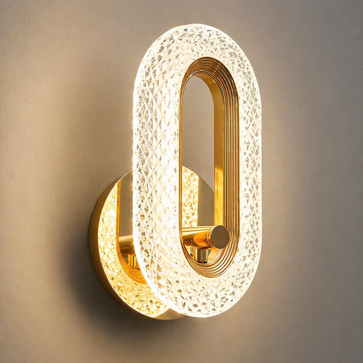 Бра в стиле модерн 220 V Золотой (1013-993-00)