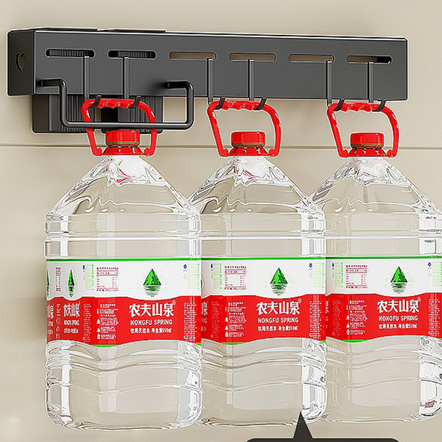 Настенный держатель для кухонных принадлежностей Homy Holder с крючками Черный - фото 9 Настенный держатель для кухонных принадлежностей Homy Holder с крючками Черный - фото 9