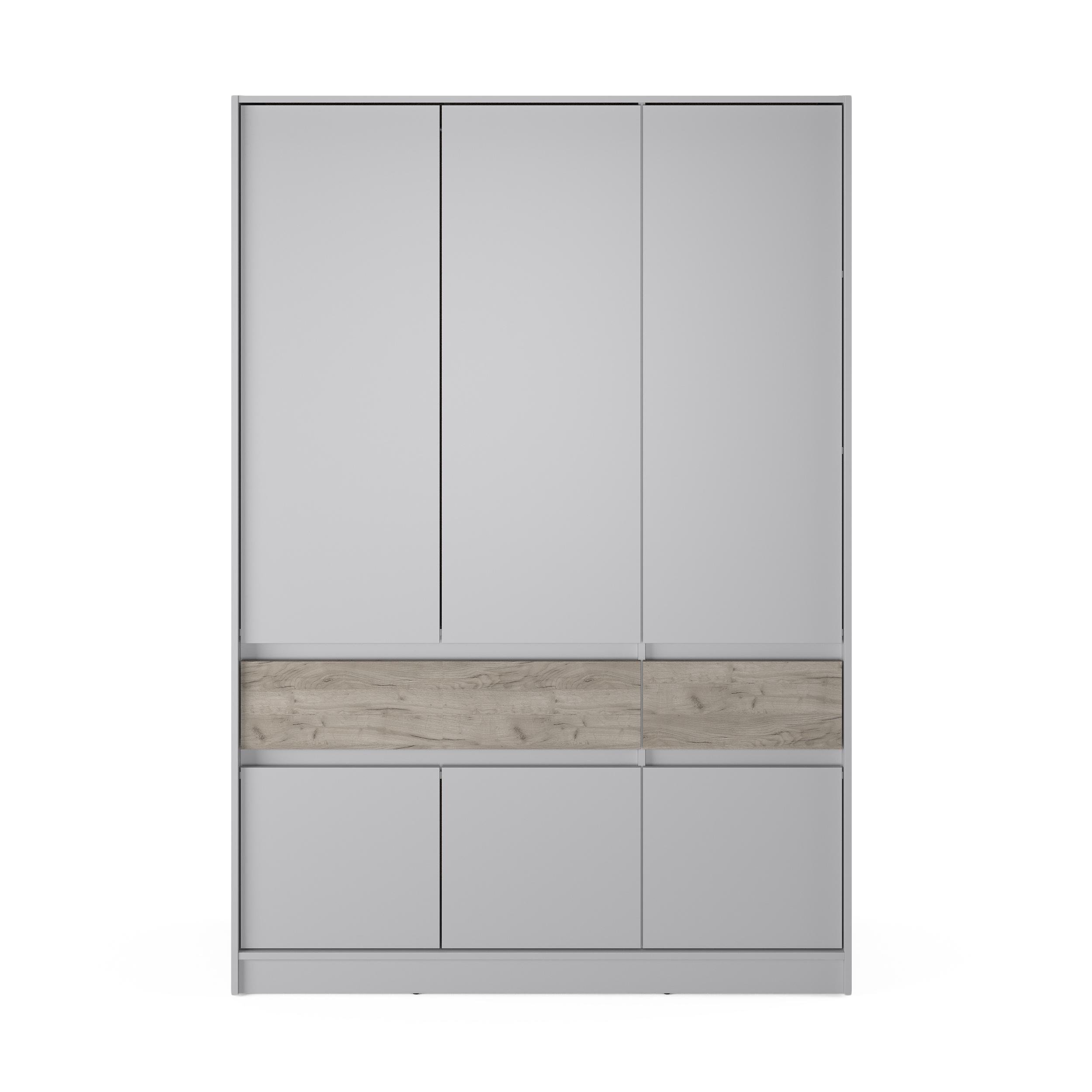 Шкаф Everest Style 1400х530х2030 мм Кашемир/Крафт серый (11475) - фото 1 Шкаф Everest Style 1400х530х2030 мм Кашемир/Крафт серый (11475) - фото 1