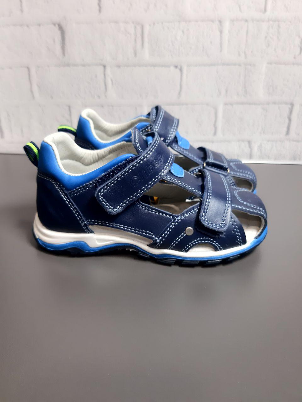 Сандали для хлопчика Clibee р. 28 17,3 см Синий (728-1 blue)