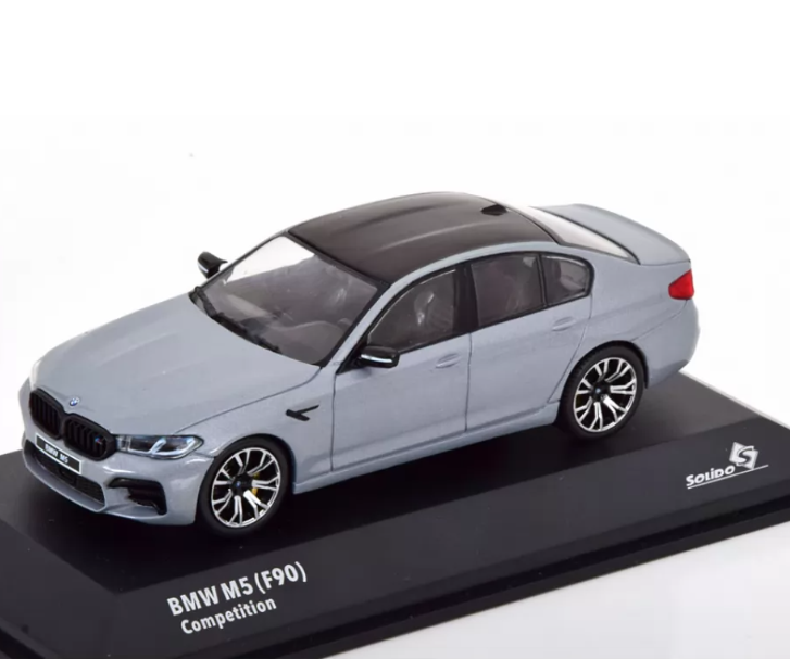 Модель автомобіля Solido BMW M5 F90 Competition 1:43 Grey Metallic (S4312704)