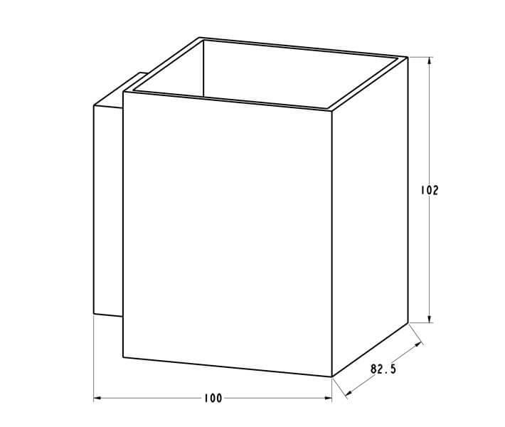 Бра Zuma Line Sola WL Square 91062 - фото 2