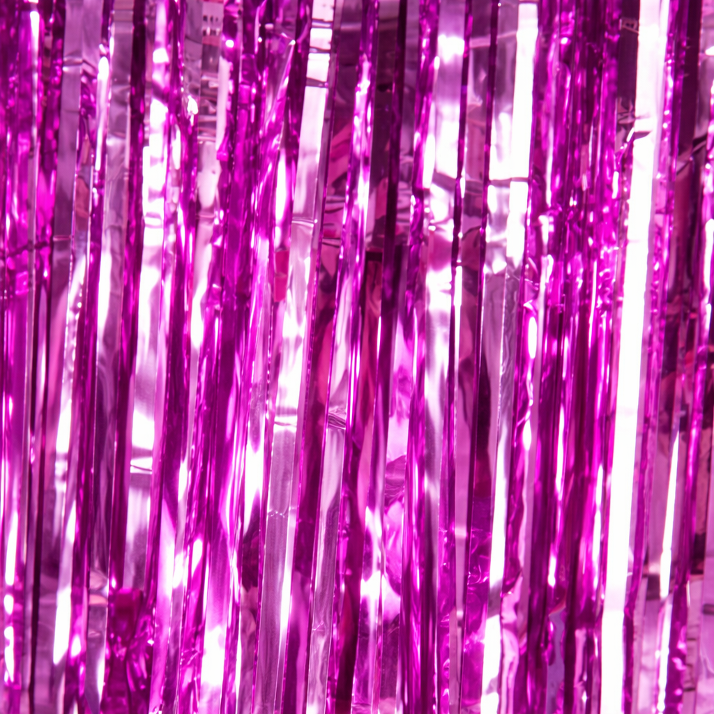 Дощик для фотозони довгий 4x1 м Рожевий (4627)