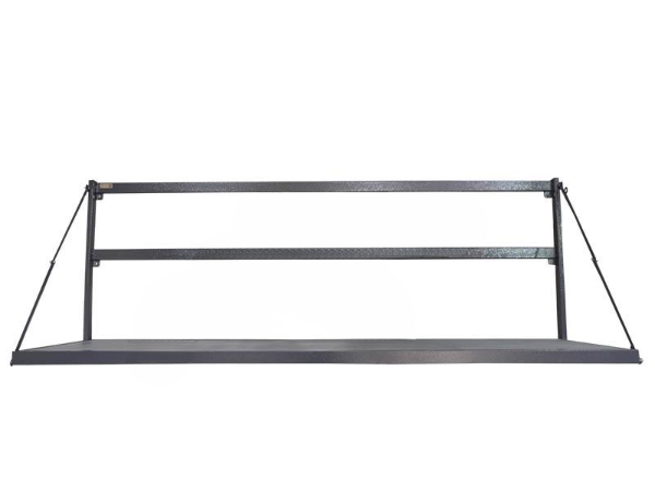 Скамейка Kompred OL753/3 откидная металлическая/сиденье фанера 1200x450x500 мм