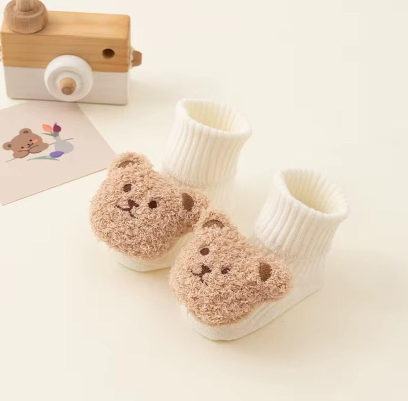 Носочки нарядні #32 Ведмедик Тедді 0-12 міс. Молочний (144011)