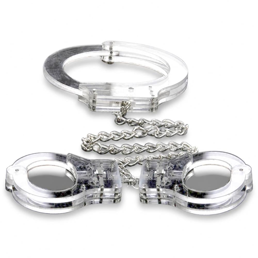 Наручники и ошейник на цепочке Luxury Neck Linked Handcuffs Single Chain (1000044101)