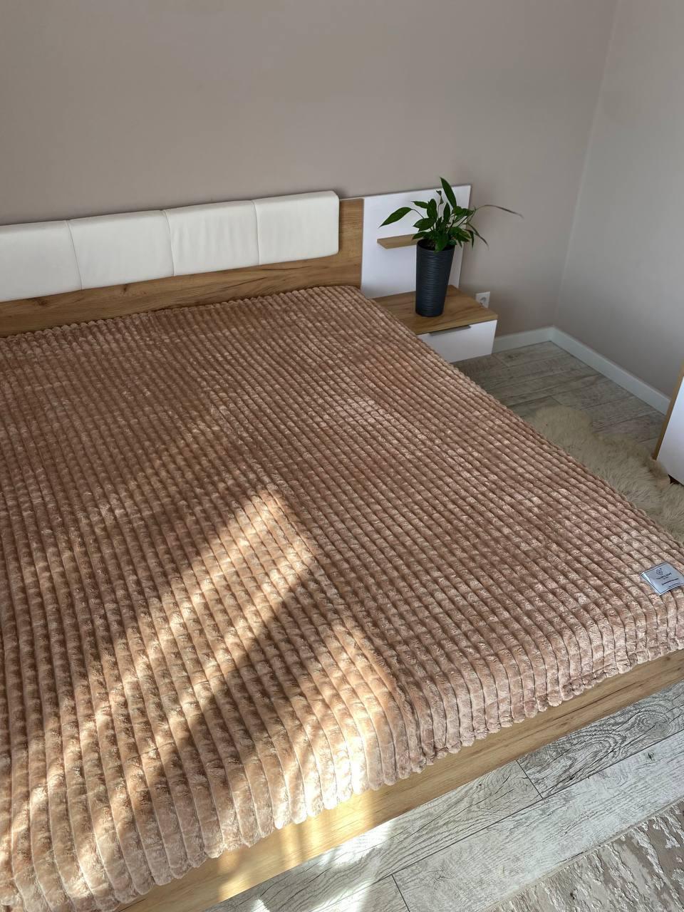 Плед Крокодил 150х200 см Коричневый (Д-al-krokodil-007)