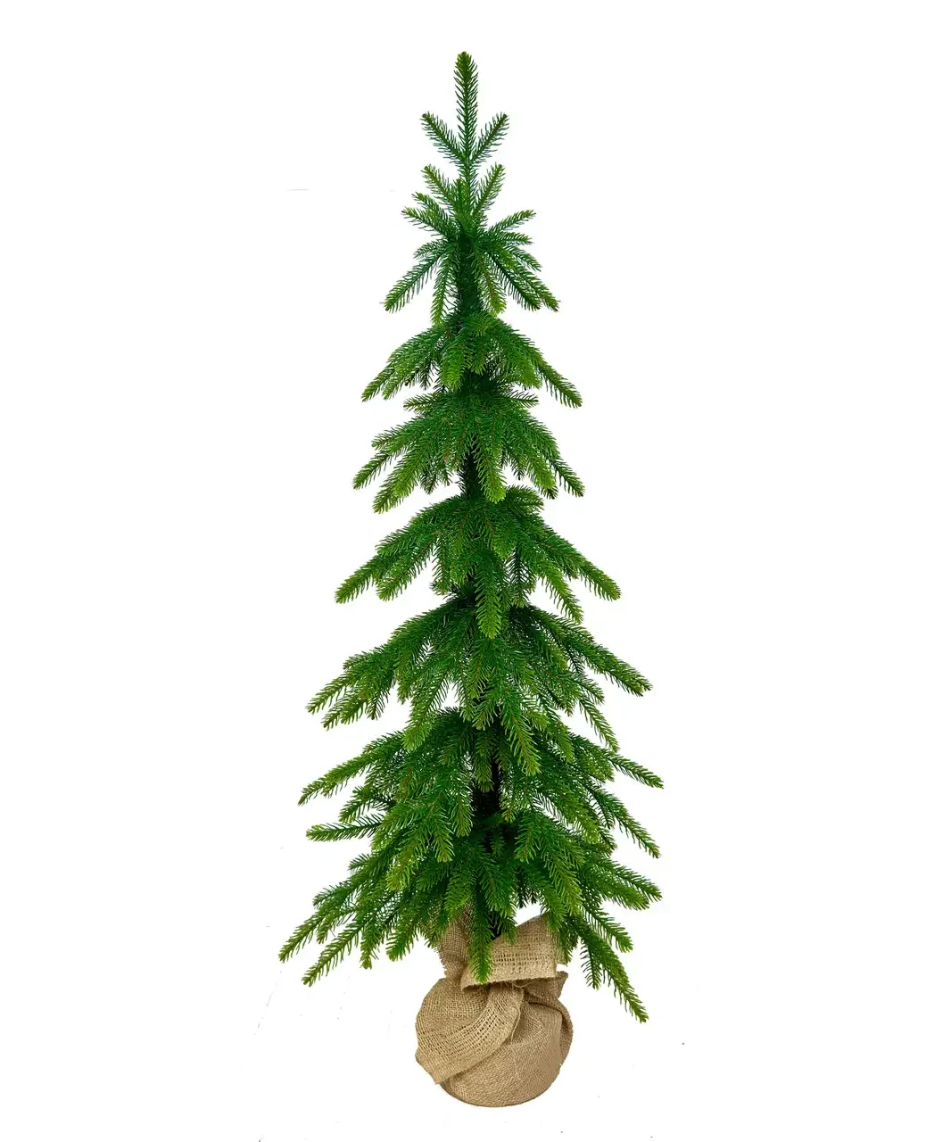 Елка литая SGH Forest Elf Green Mix в мешковине 120 см Зеленый (3185684710)