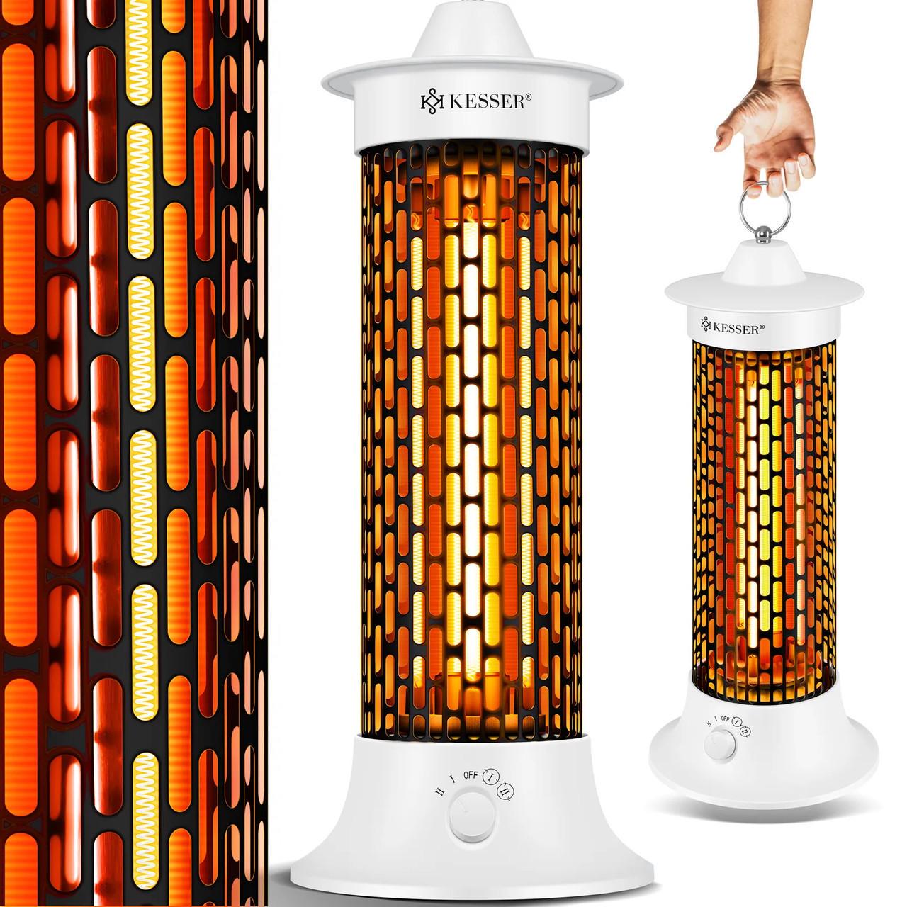 Инфракрасный обогреватель KESSER 1200 Вт IP55 Белый (14232we) - фото 9 Инфракрасный обогреватель KESSER 1200 Вт IP55 Белый (14232we) - фото 9