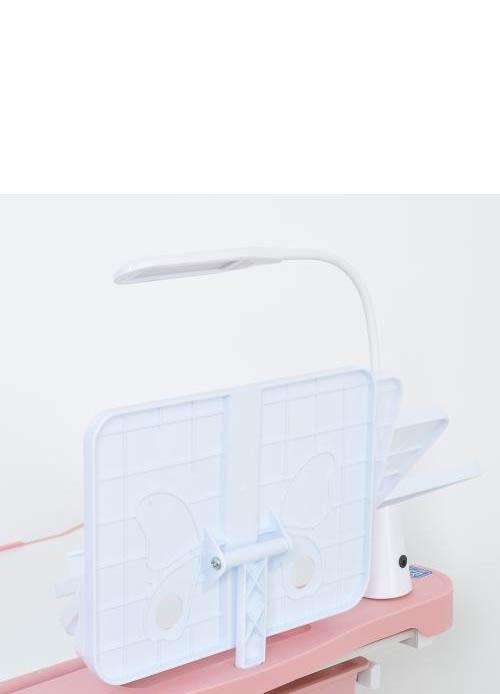 Дитяча парта одномісна зі стільчиком Bambi регульована з лампою та підставкою для книг M Біло-рожевий (5068-8-2) - фото 7 Дитяча парта одномісна зі стільчиком Bambi регульована з лампою та підставкою для книг M Біло-рожевий (5068-8-2) - фото 7