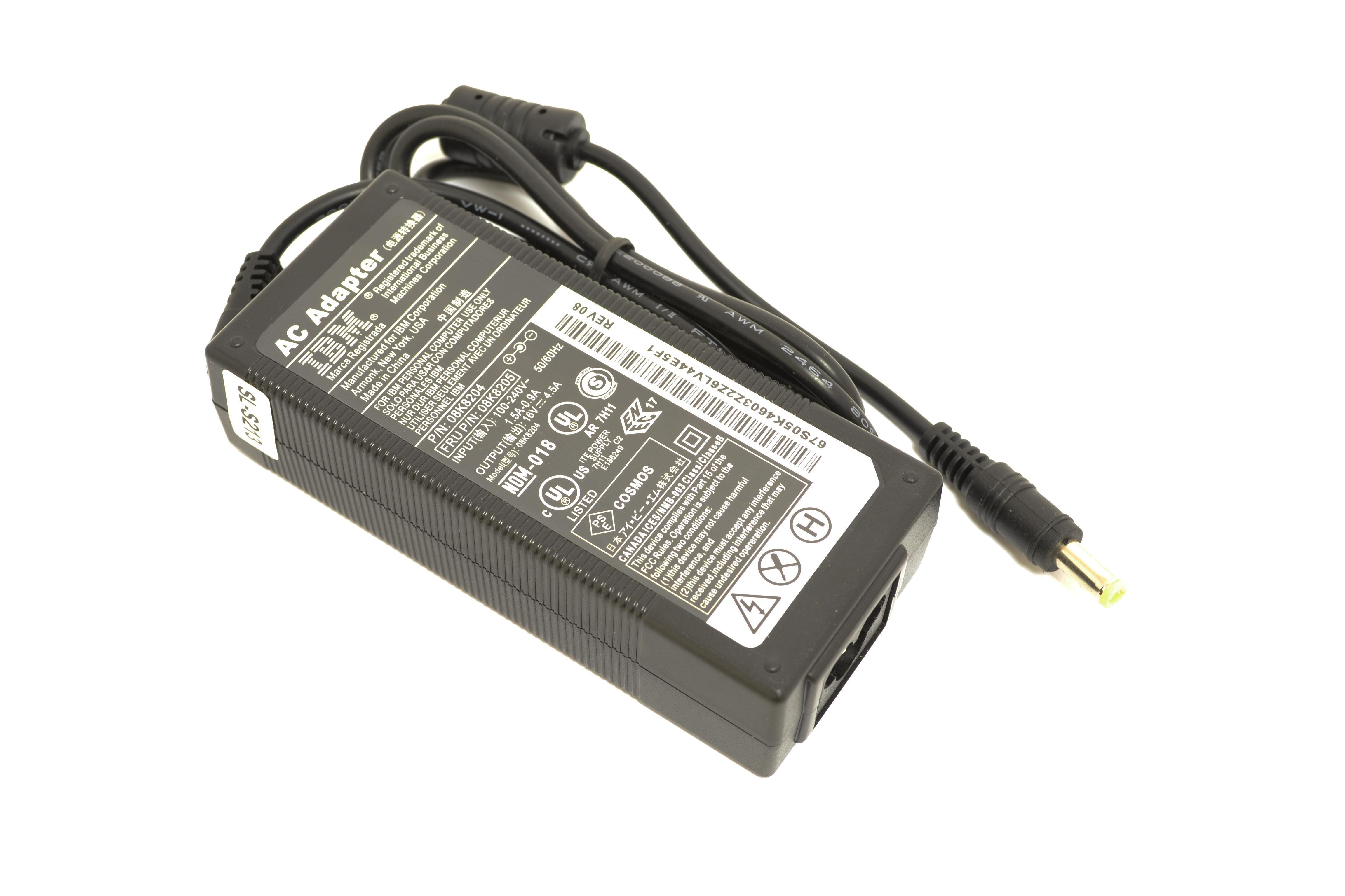 Блок питания для ноутбука Lenovo-IBM 02K6705 72W 16V 4,5A 5,5x2,5 мм (002143) Блок питания для ноутбука Lenovo-IBM 02K6705 72W 16V 4,5A 5,5x2,5 мм (002143)