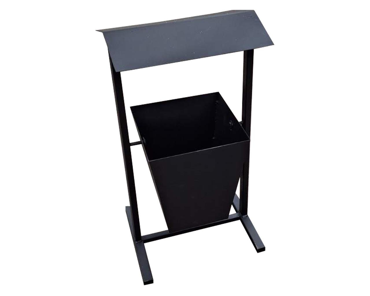 Урна парковая откидная с крышей Kram-kovka Скворечник 30 л - фото 2 Урна парковая откидная с крышей Kram-kovka Скворечник 30 л - фото 2