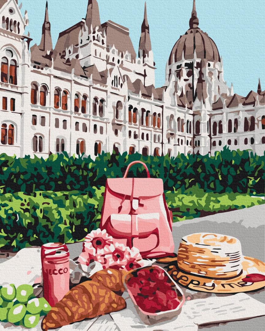 Картина по номерам Brushme Премиум Пикник в Будапеште 40x50 см (PBS51737)