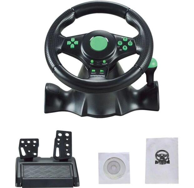 Кермо ігрове Vibration Steering Wheel 3в1 - фото 3