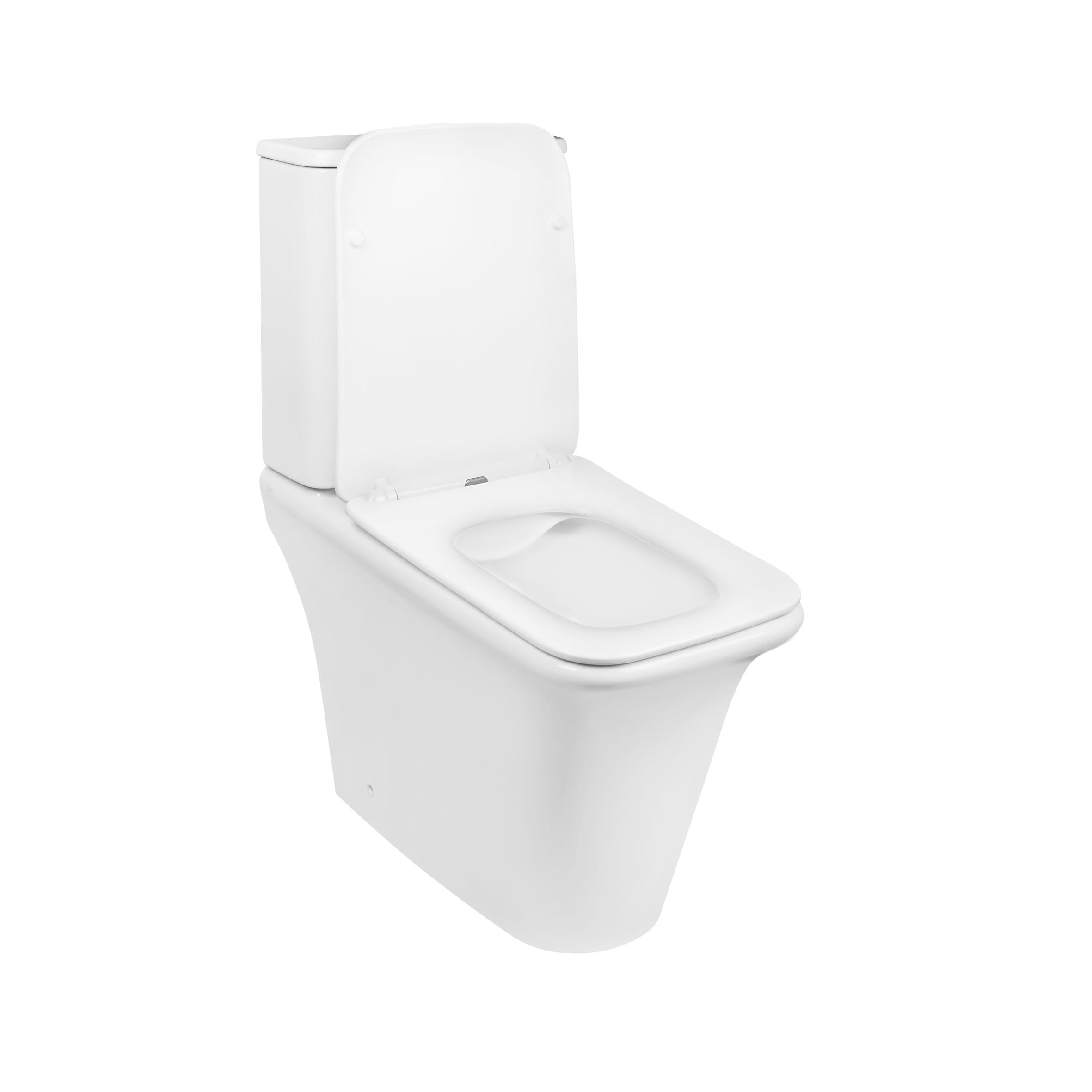 Унитаз-компакт Qtap Kalao безободковый с сиденьем Soft-close (QT08221213AW) - фото 12