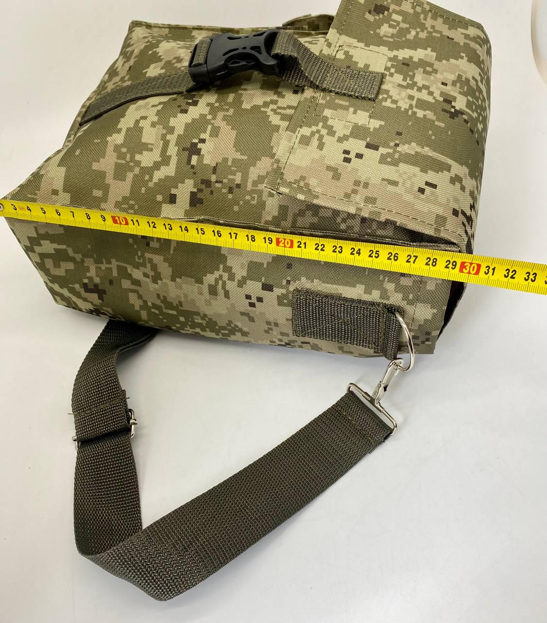 Сумка військова для протигазу/фільтрів/масок Піксель (0004) - фото 4