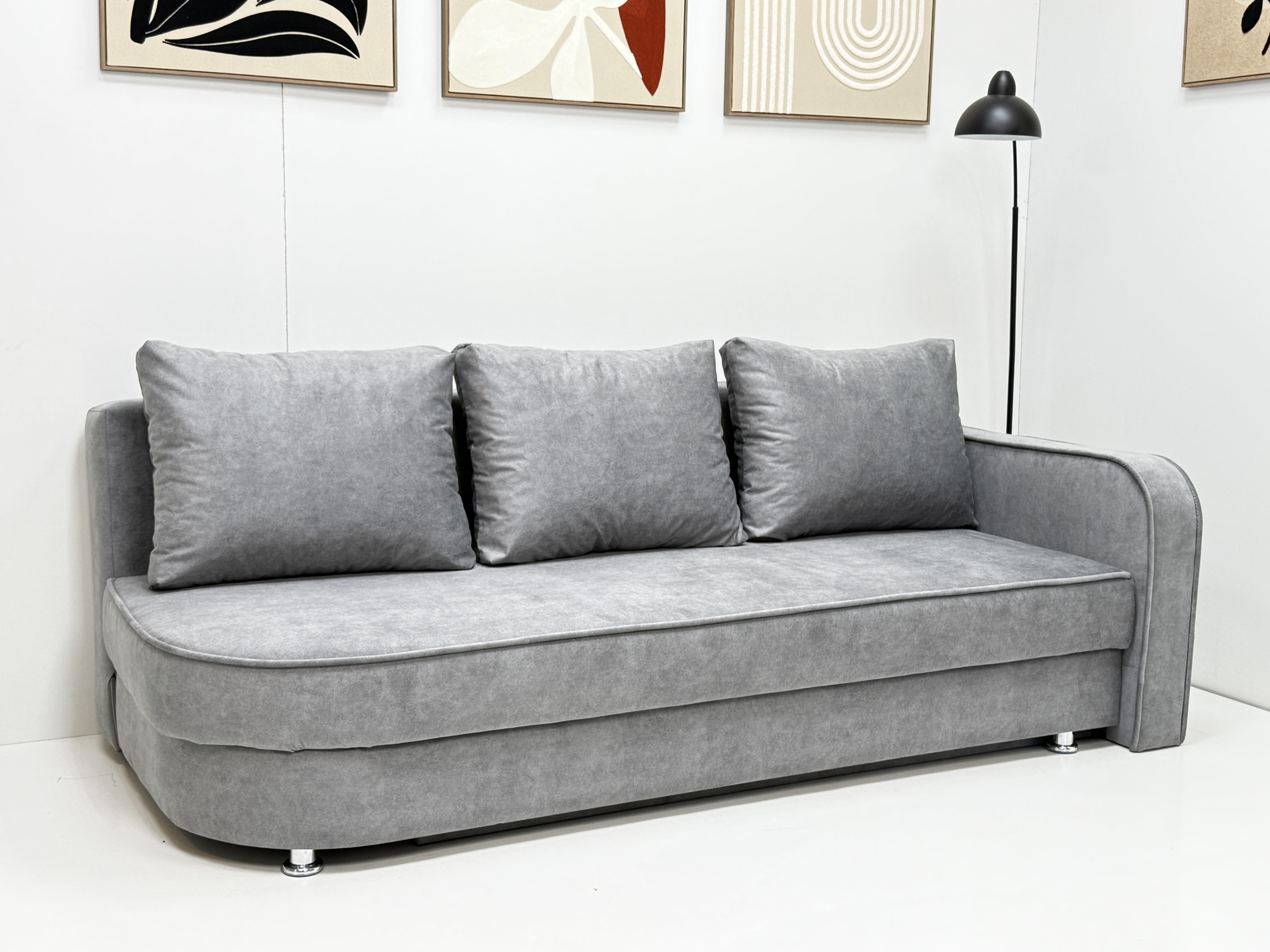 Диван еврокнижка Берри 212х98 см Темно-зеленый