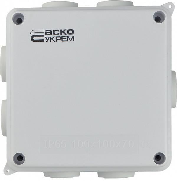 Коробка распределительная АСКО-УКРЕМ 100x100x70 мм IP65 Белый (A0150170018)