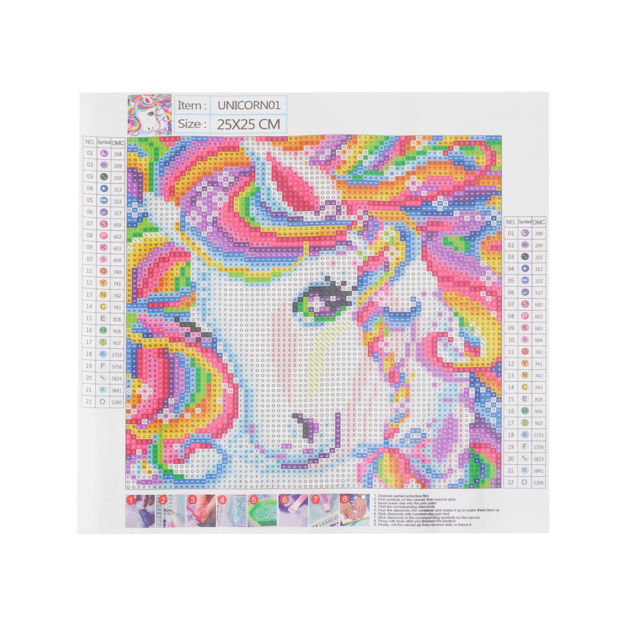 Алмазная мозаика Wellamart Лошадка 25х25 см (7572)