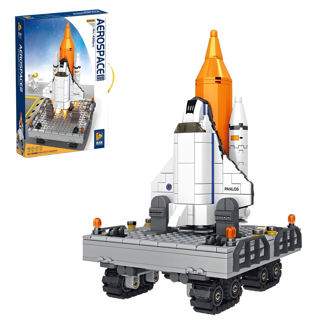 Конструктор детский Космический корабль 493 дет. (691008) Конструктор детский Космический корабль 493 дет. (691008)