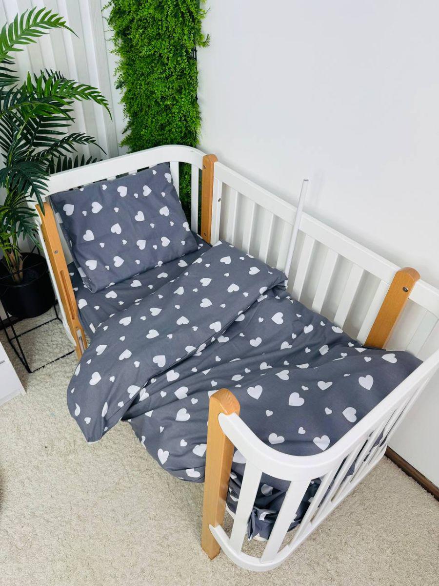 Комплект постельного белья в детскую кроватку 3в1 120x60 см (195)