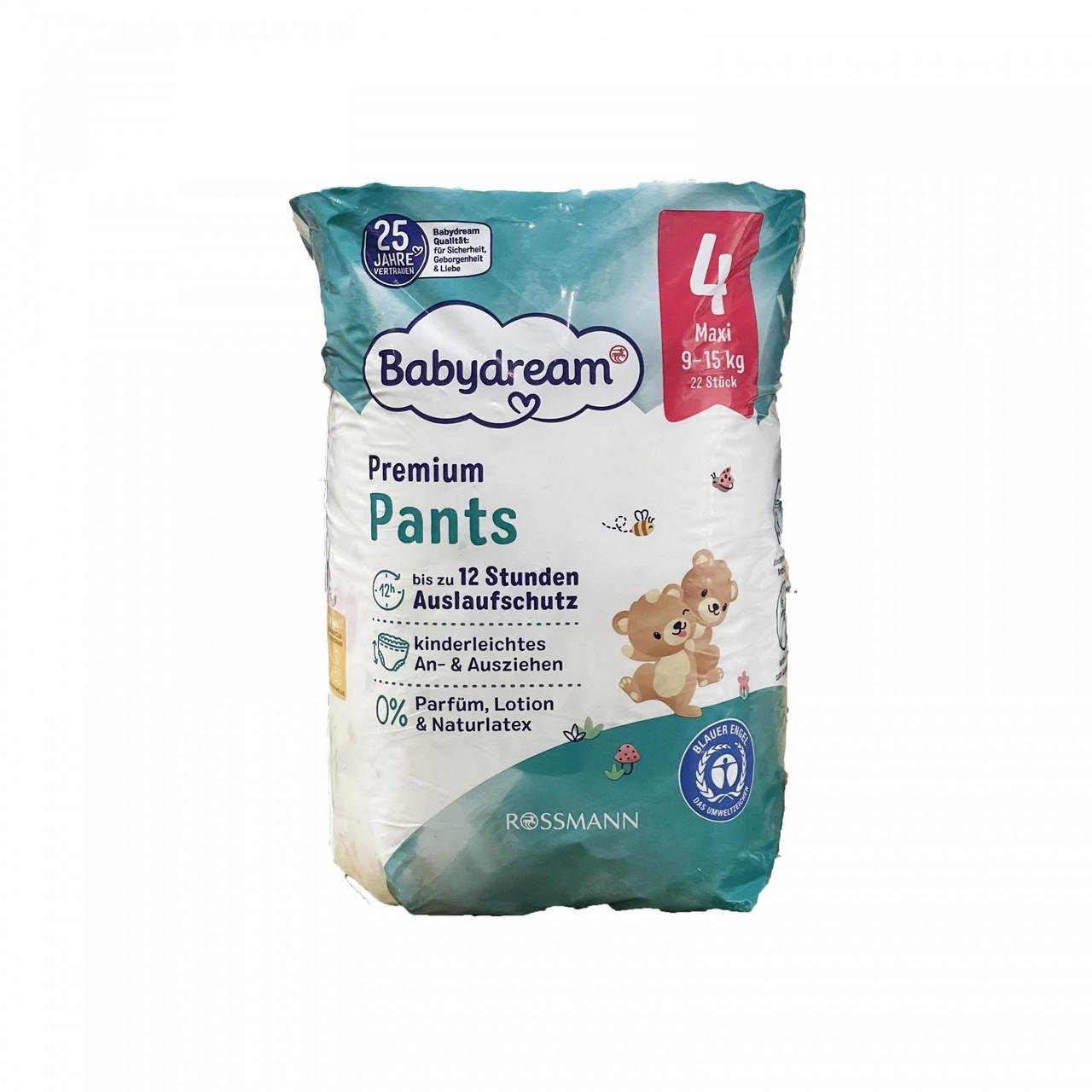 Підгузки-трусики дитячі Babydream Premium 4 р. 9-15 кг 22 шт. (1838195532)