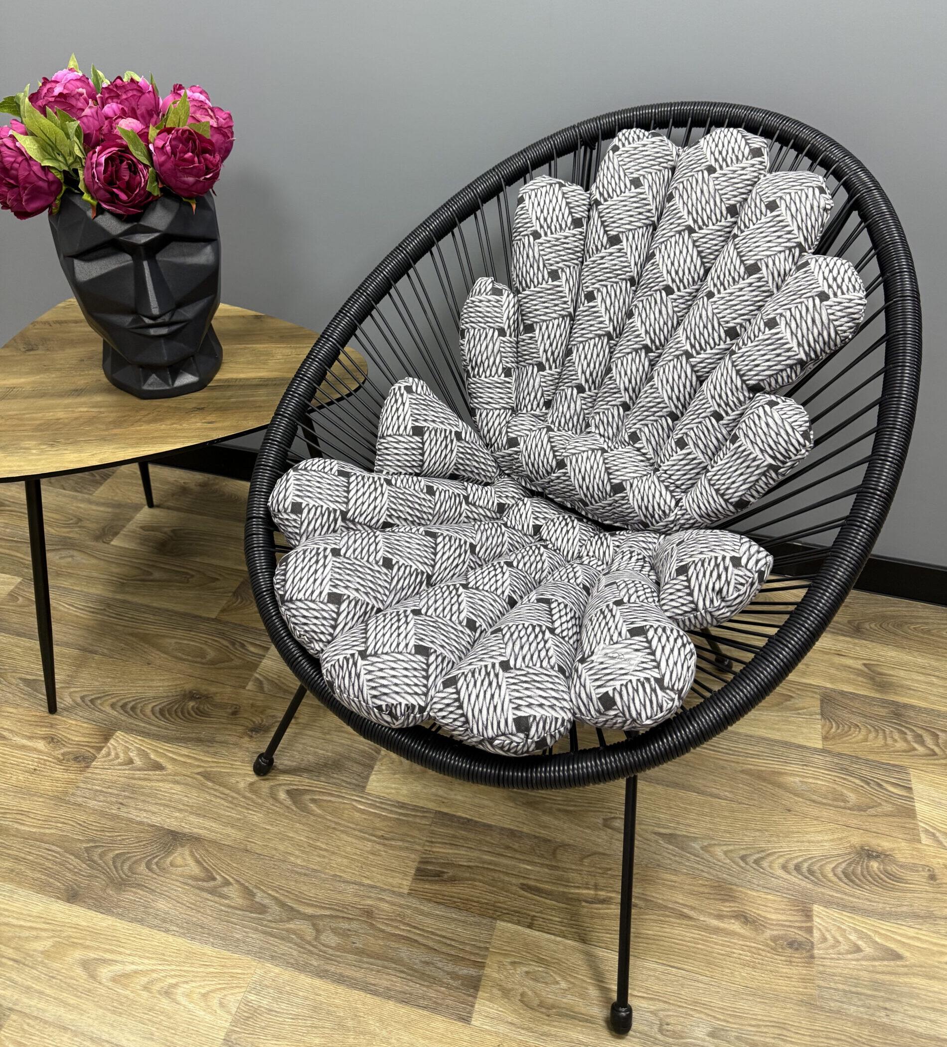 Комплект подушек в лаунж кресло Comfort Home Shells-Rope панама 50х45х55 см