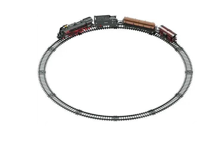 Детская железная дорога Steam Train звук/подсветка/парогенератор/автоматическое движение Brown (135467) - фото 1