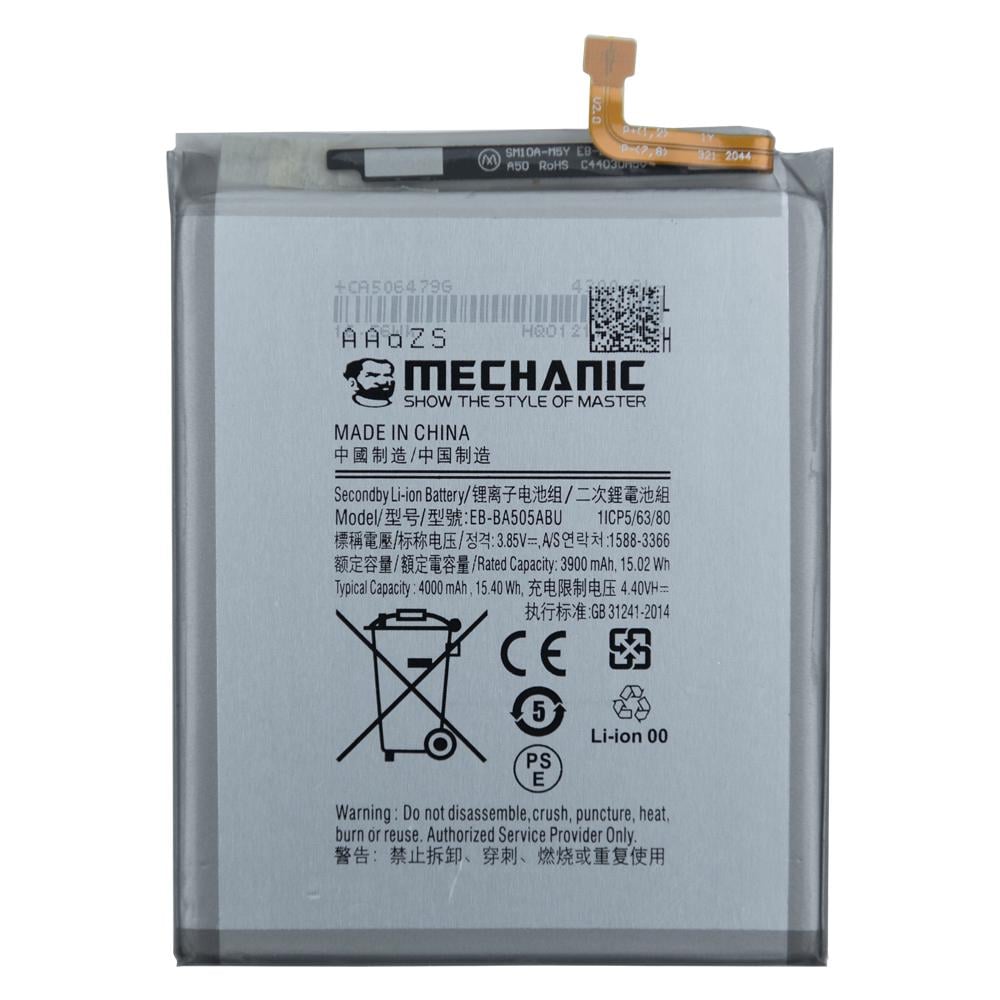 Акумулятор Mechanic EB-BA505ABU для Samsung Galaxy A50 A505/A30 A305/A30S A307 3900mAh