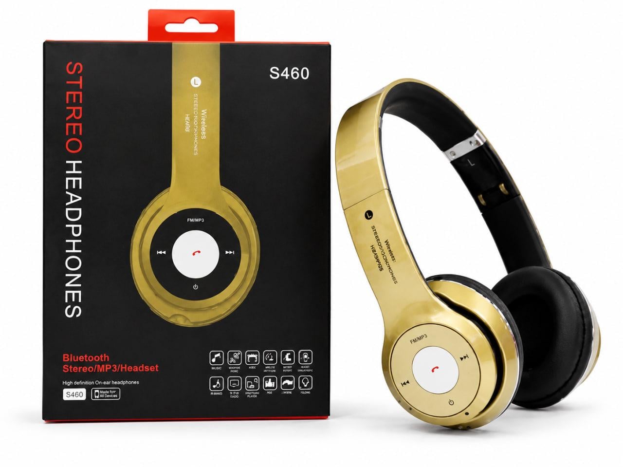 Навушники Bluetooth Monster S460 Gold (000023005)