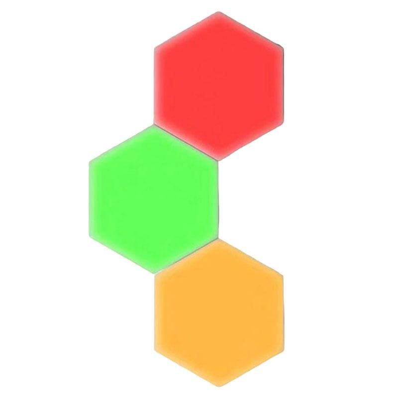 Набор светильников RGB LED с пультом и таймером 3 шт. (tf5279)