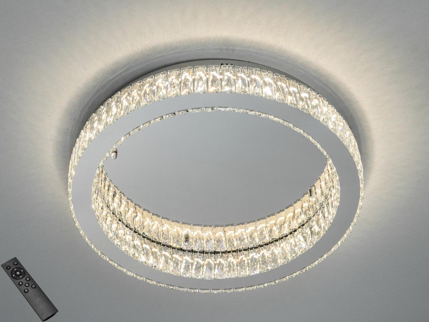Люстра потолочная 587/800CH LED пульт/100 Вт хром (33134190)